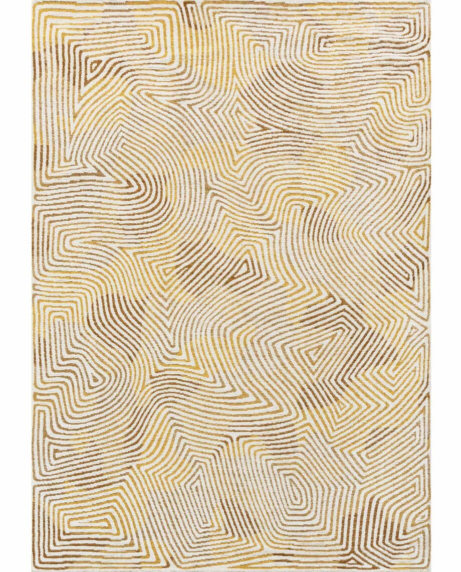 Louis De Poortere matta Meditation Coral 9799 Yellowhippy