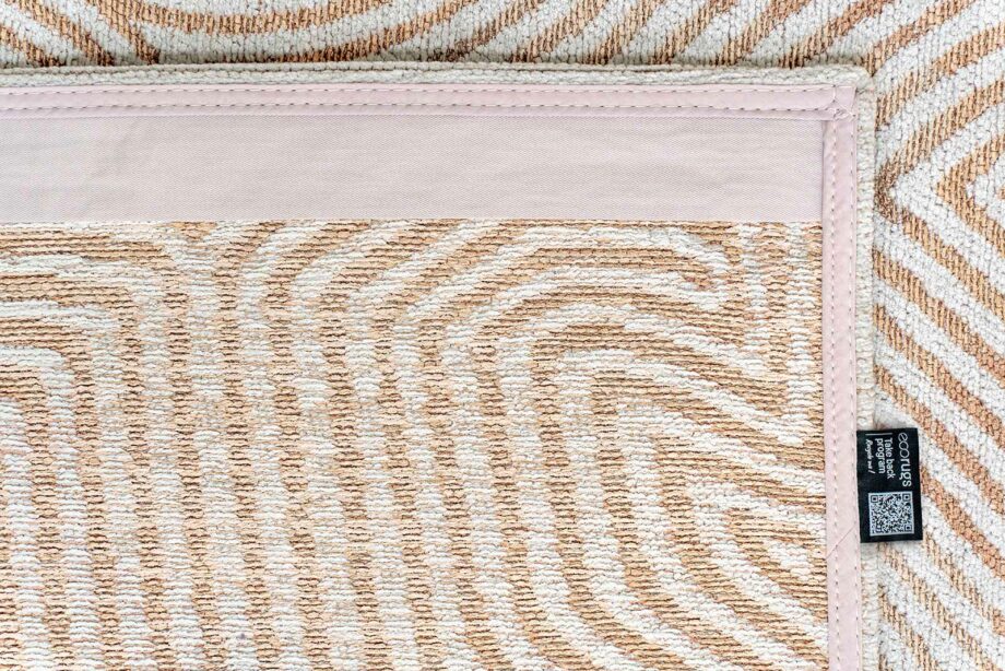 Louis De Poortere matta Meditation Coral 9800 Indian Sand back