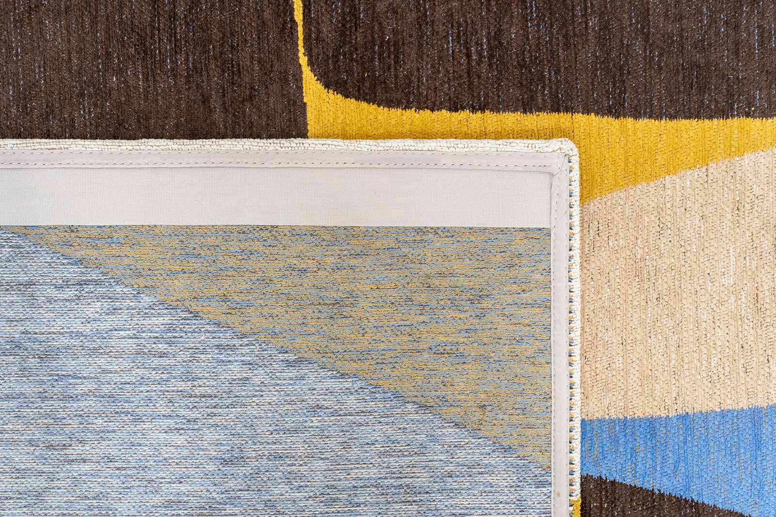 Louis De Poortere matta Gallery 2085 Stones Sunny Blue back