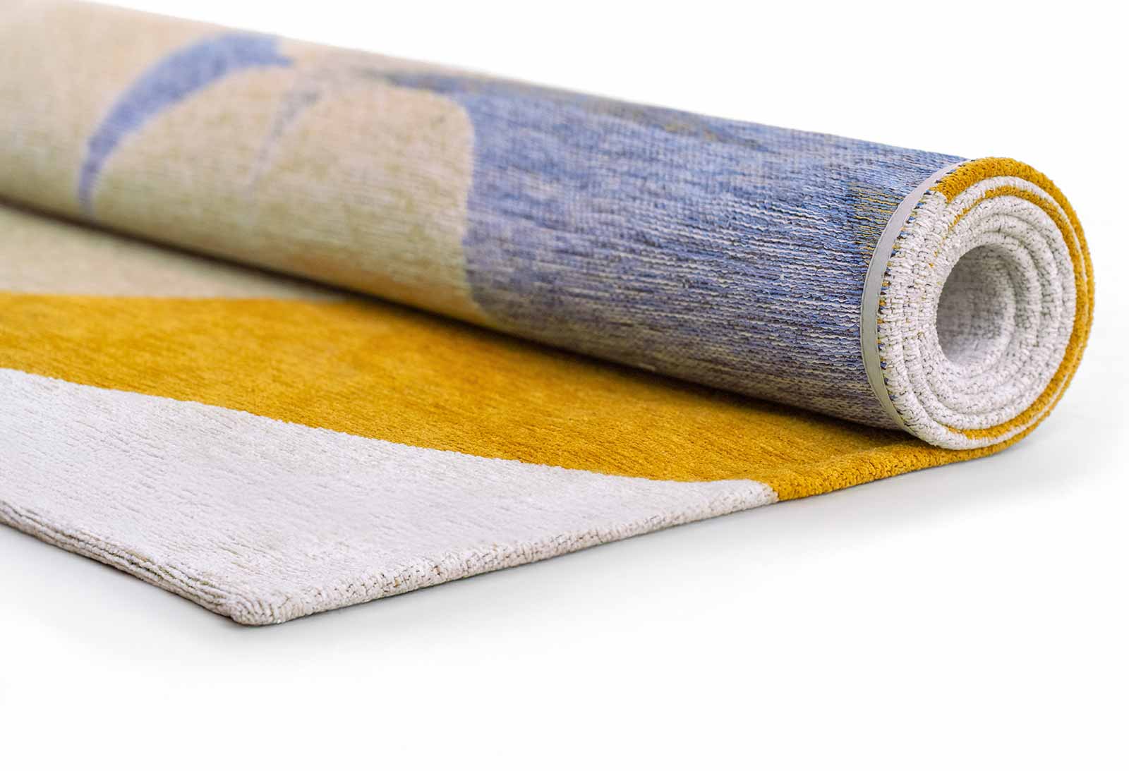 Louis De Poortere matta Gallery 2085 Stones Sunny Blue roll
