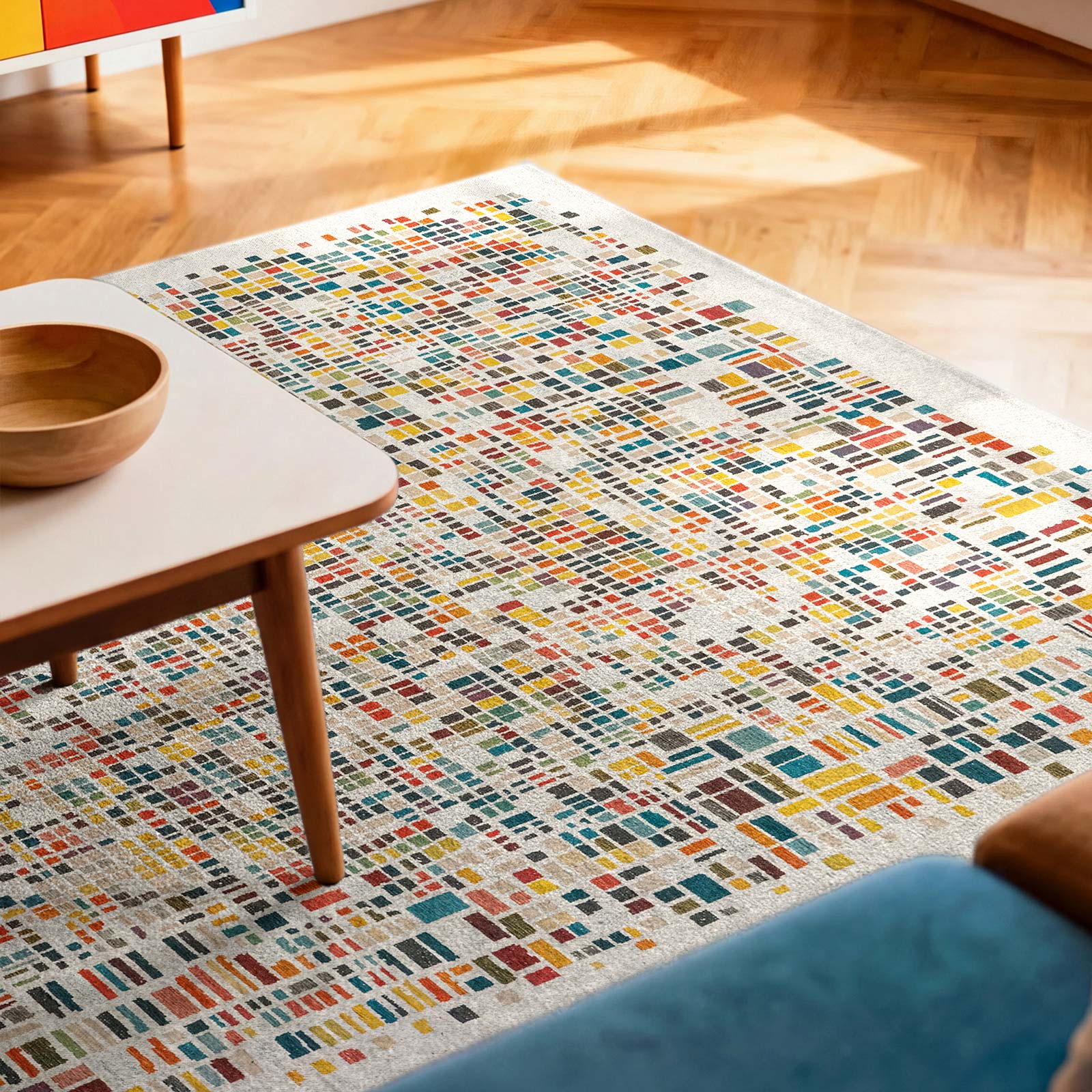 Louis De Poortere matta Gallery 2094 Cubik United interior