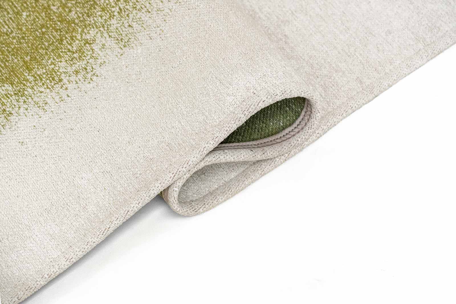 Louis De Poortere matta Meditation 2105 Drop Green Pepper fold